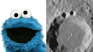 NASA on Mercury's Craters: "Anyone Else Think This Looks Like the Cookie Monster?"